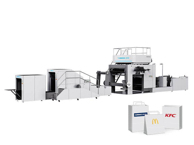 Automatic Roll-fed Twist Rope Paper Bag Machine