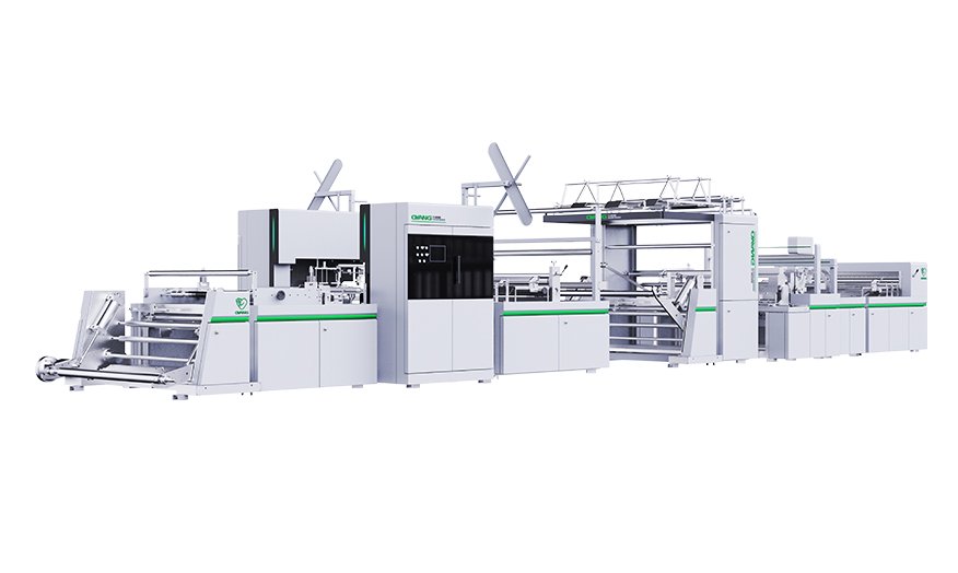 XG1200 Non Woven Double Side Stitching Sewing And Cutting Machine