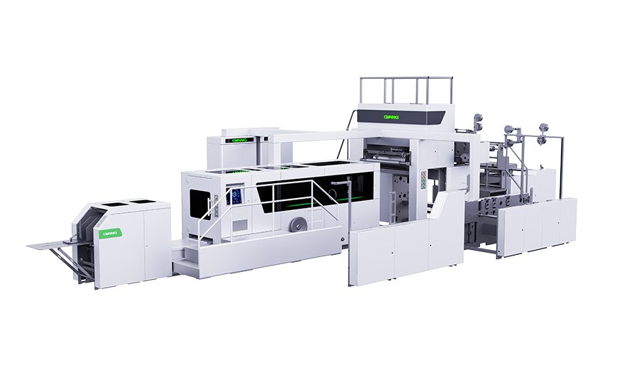 Intelligent High Speed Single/Double Cup Paper Bag Making Machine