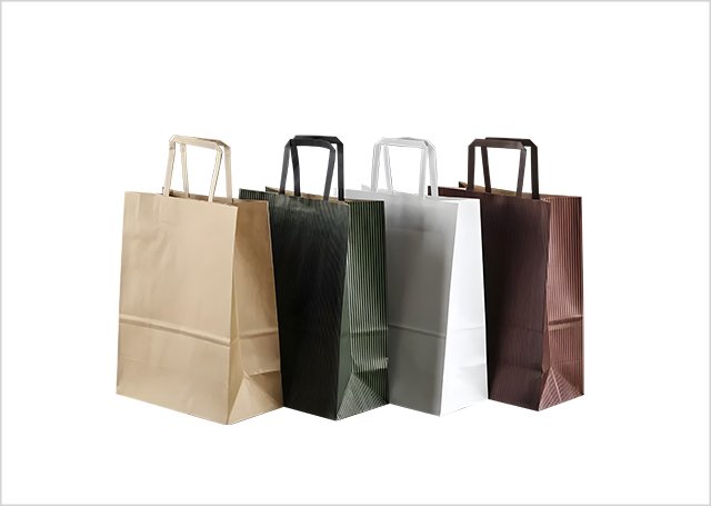 Flat Handle Paper Bag